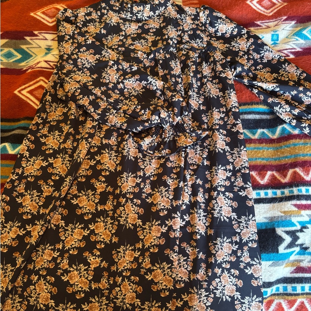 Floral Long Sleeve Dress
